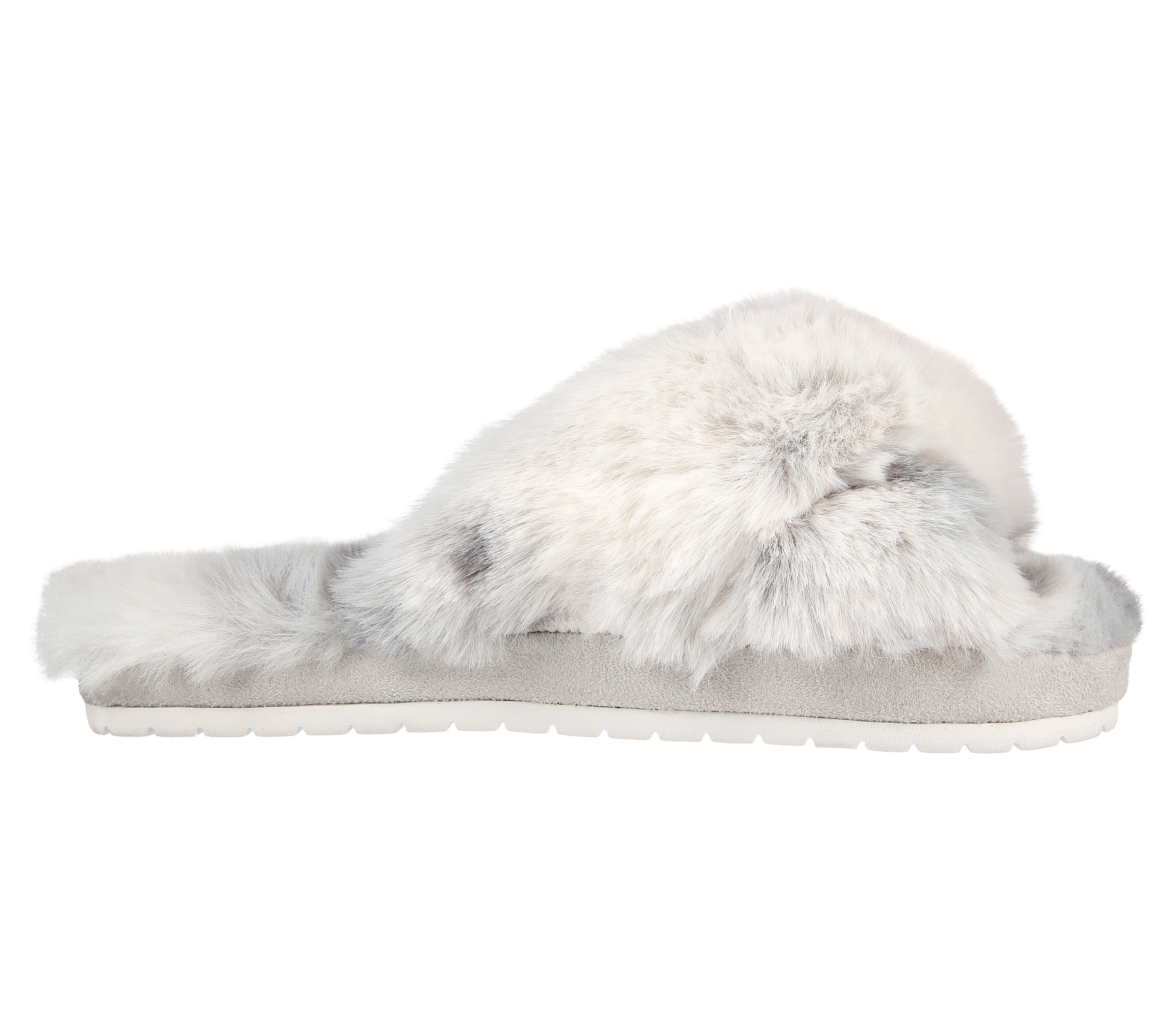Skechers fuzzy slides sale