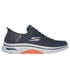 Skechers Slip-ins: Arch Fit 2.0 - Simplicity 2, CHARCOAL / ORANGE, swatch