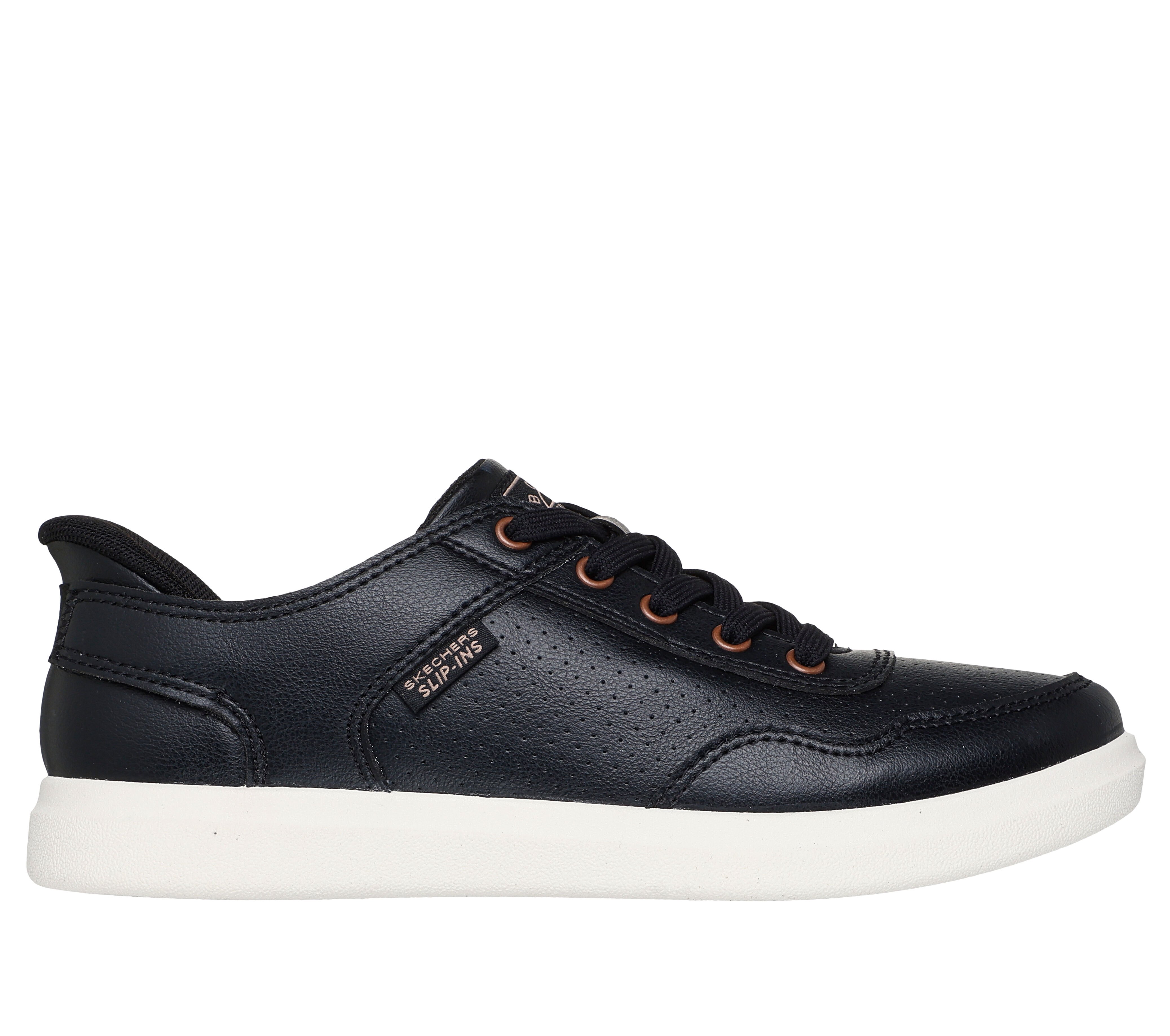 Leather bobs skechers top