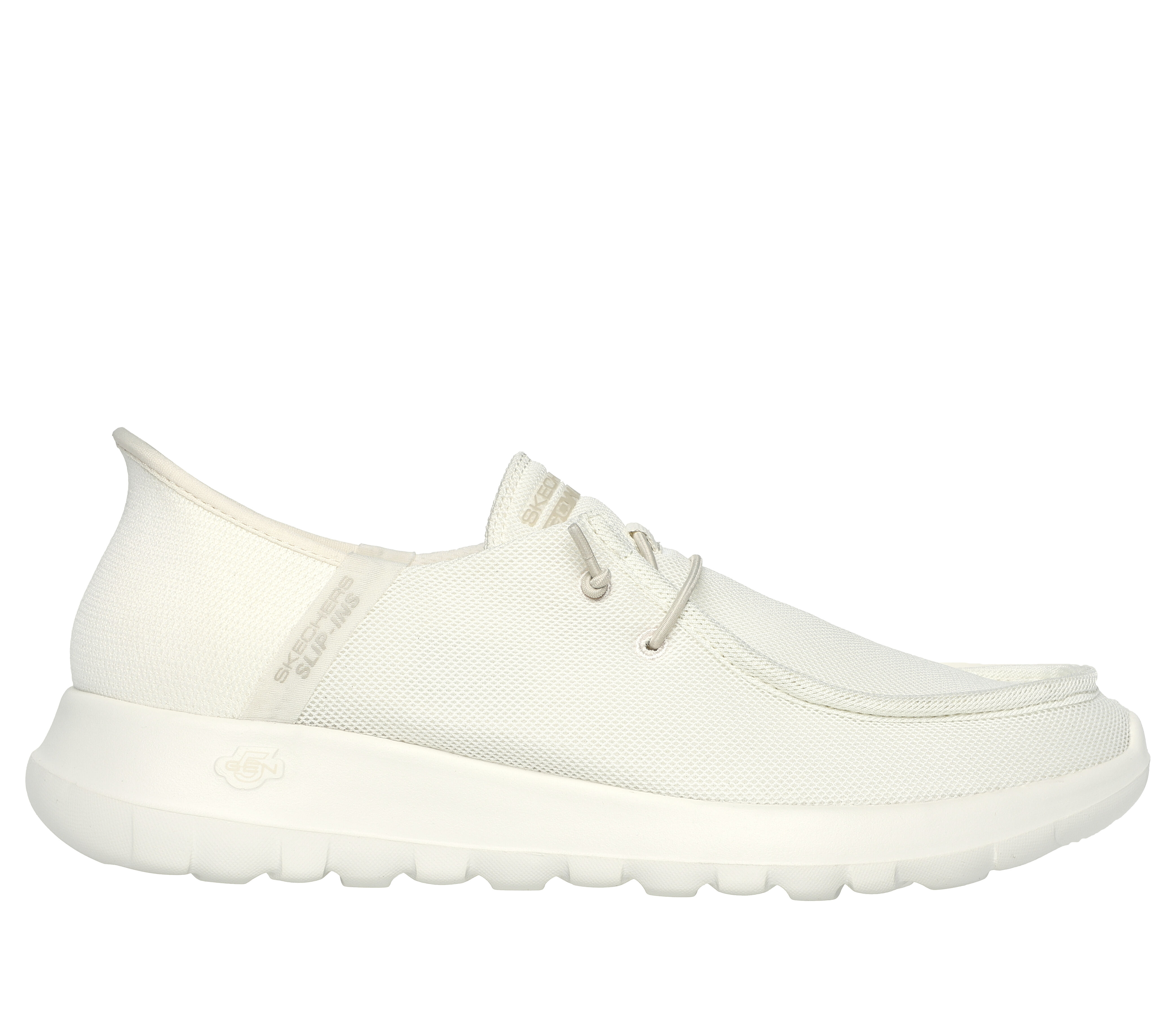 White slip on skechers hotsell