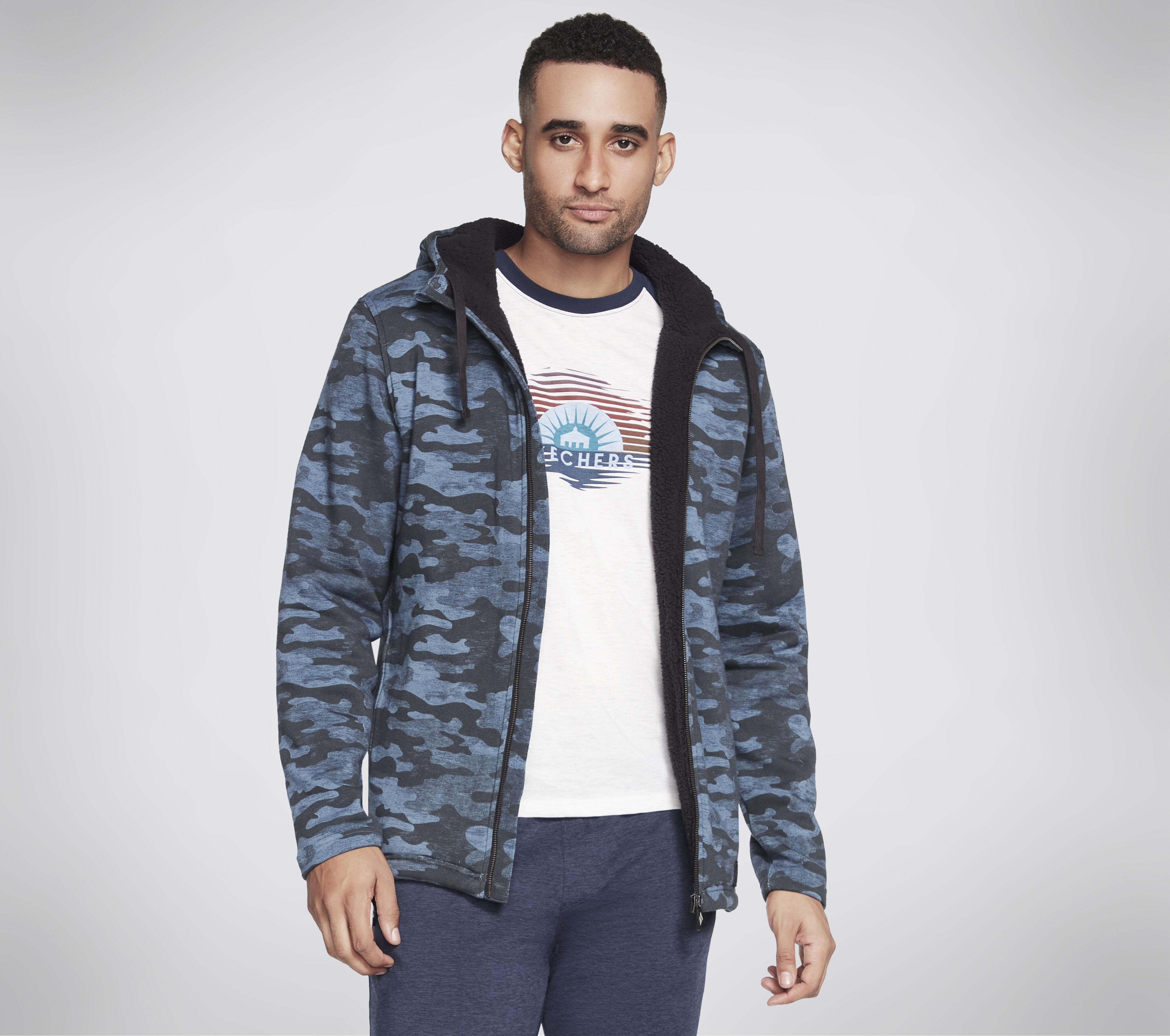Sherpa on sale camo hoodie