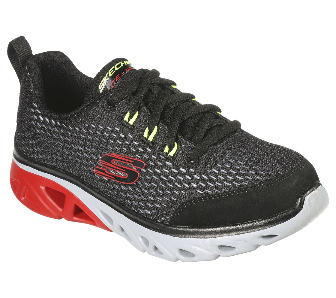 skechers glide step sport wave heat yellow