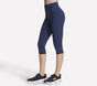 Skechers Apparel GO WALK HW Capri, BLEU MARINE, large image number 2