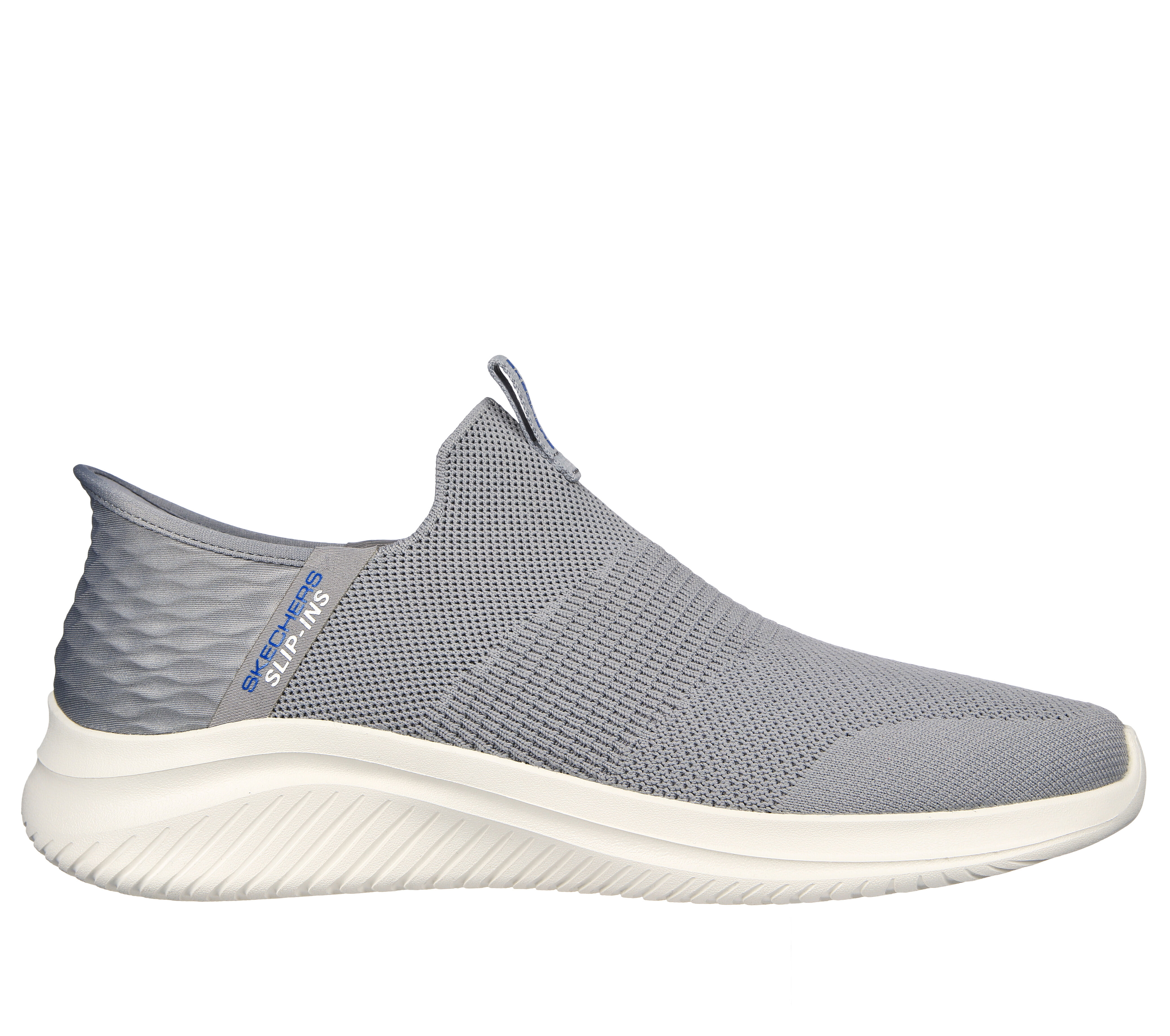 Gray skechers slip on clearance