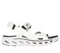 GO WALK Glide-Step 2.0 Sandal - Camden, WHITE / BLACK, large image number 0