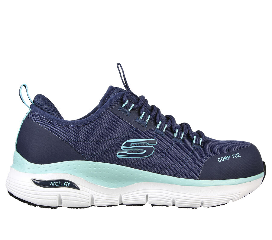 Work Slip-Resistant: Arch Fit - Ebinal, NAVY / AQUA, largeimage number 0