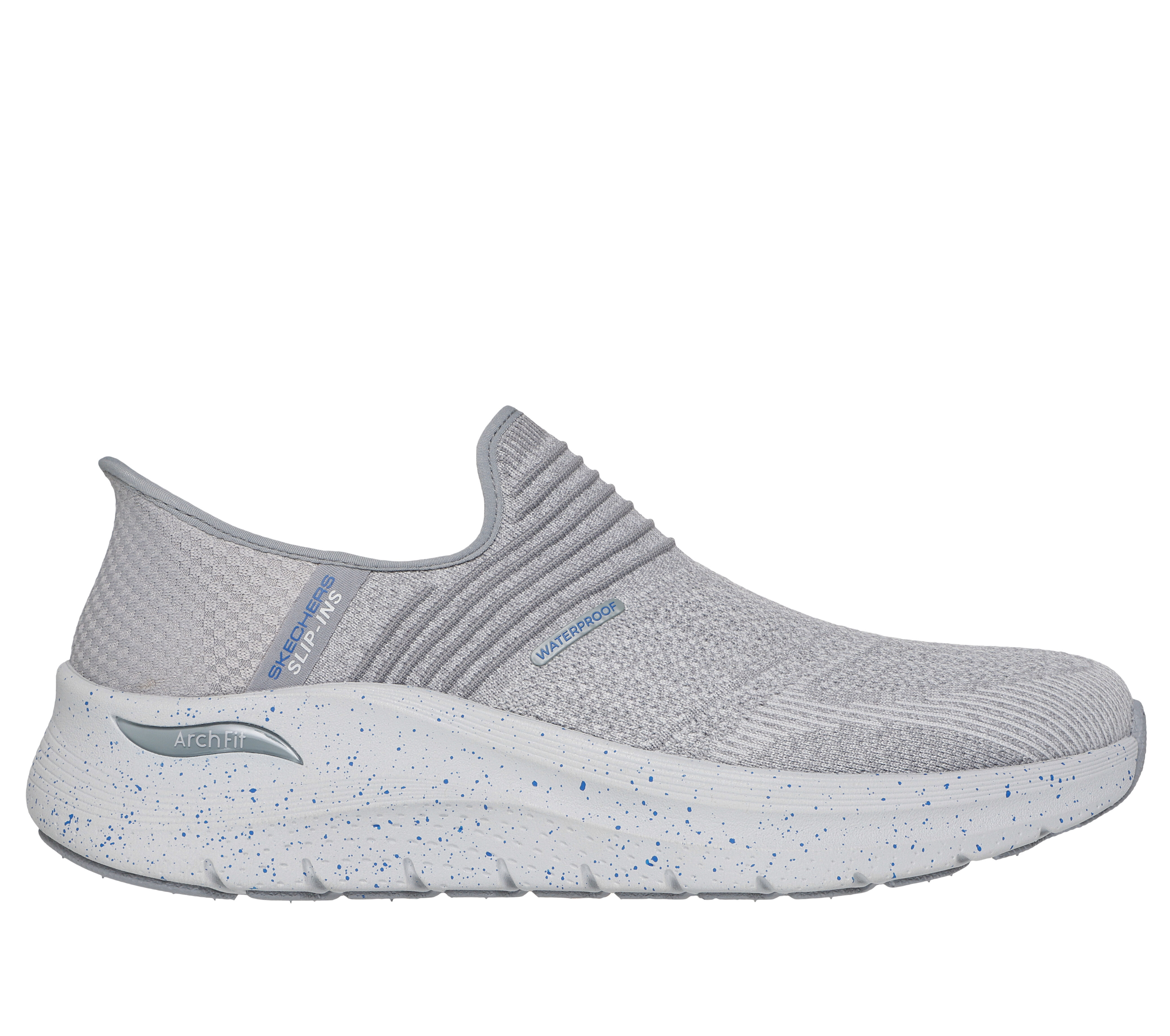 Grey slip on sneakers discount