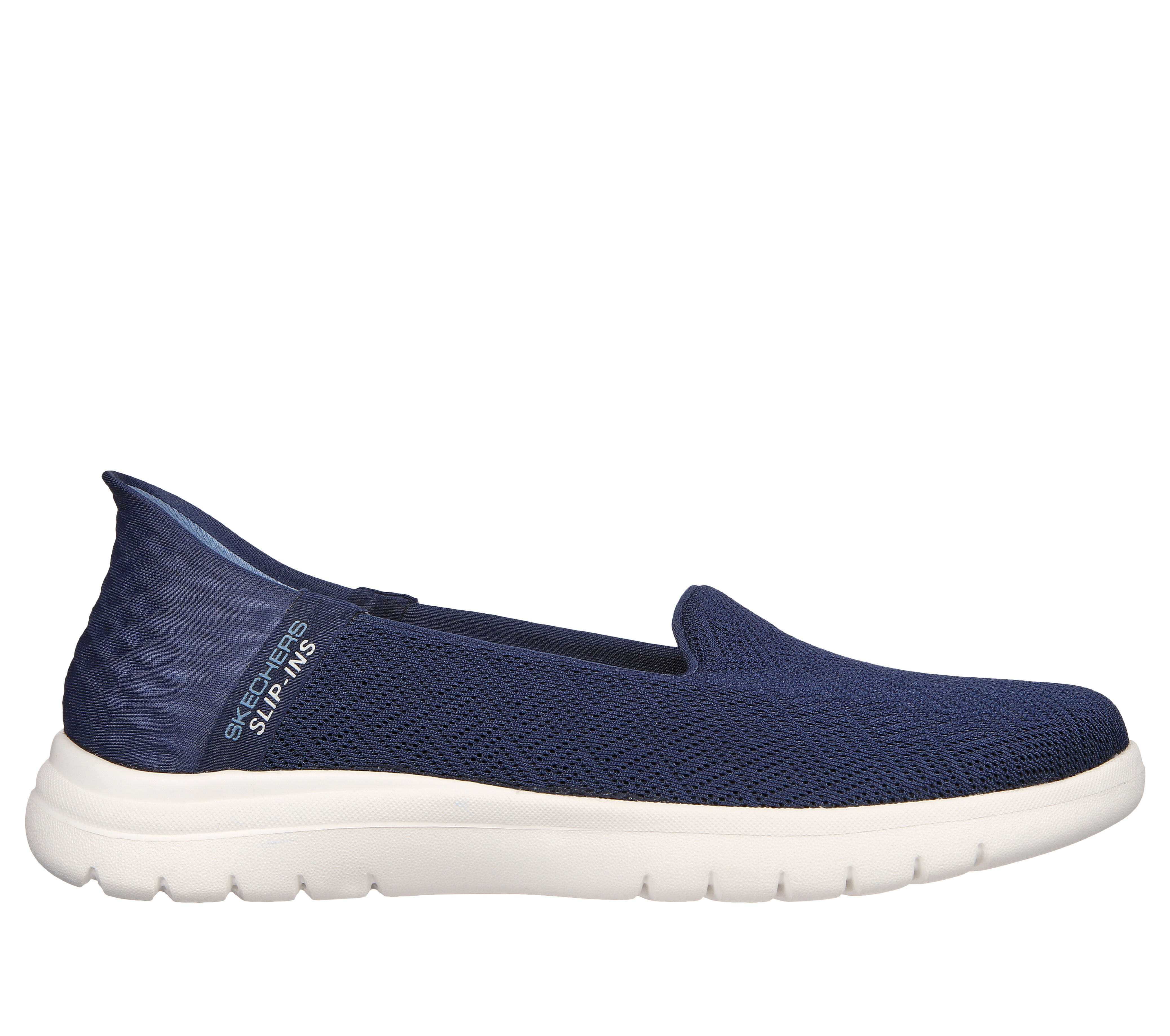 Navy blue shop slip on skechers