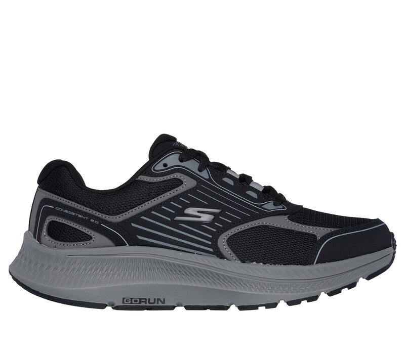 GO RUN Consistent 2.0, BLACK / CHARCOAL, largeimage number 0