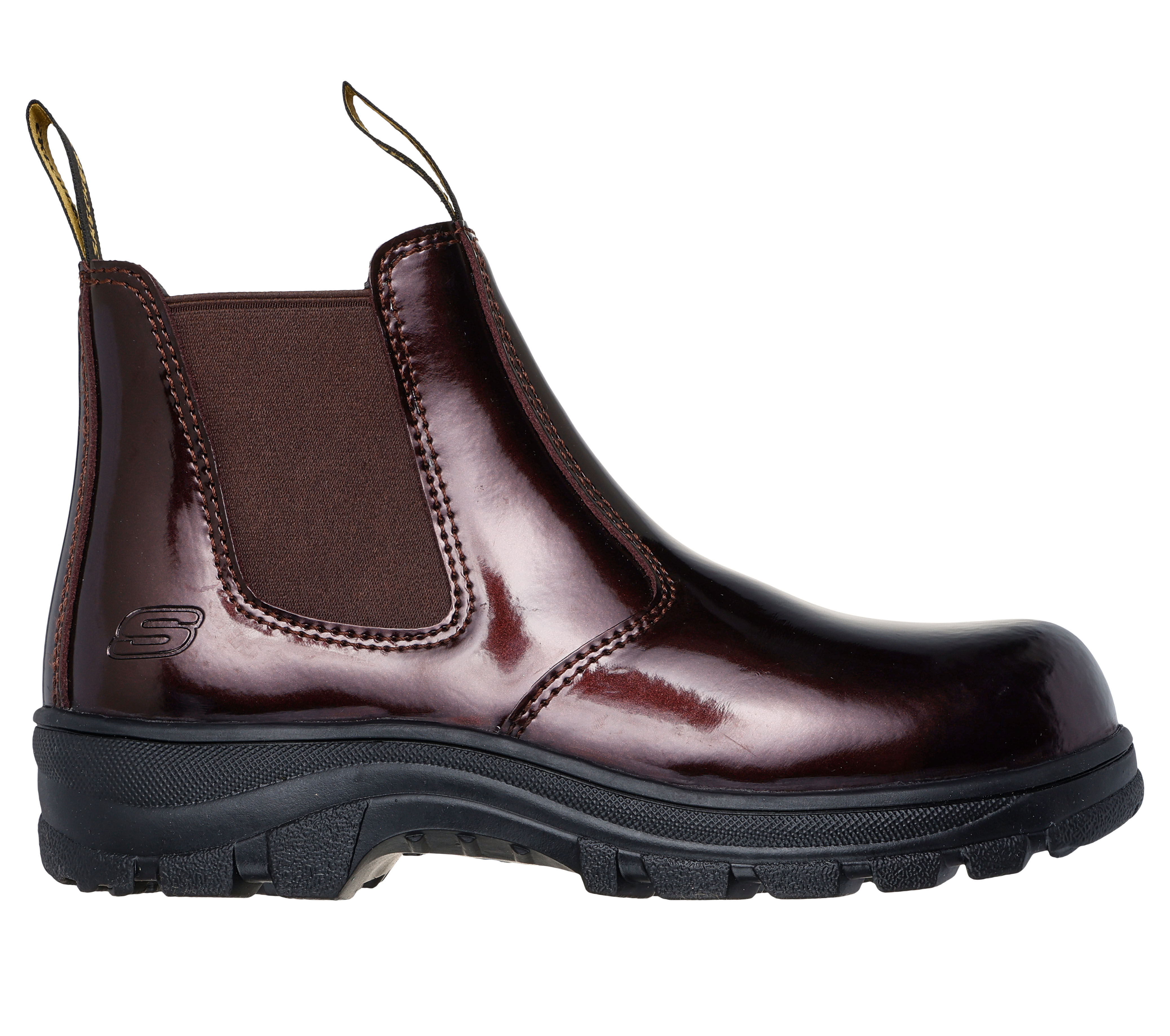 Leather steel toe shoes deals