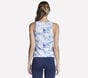 GO WALK Seascape Floral Tank, PURPLE / TURQUOISE, large image number 1