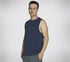 GO DRI Charge Muscle Tank, NAVY, swatch