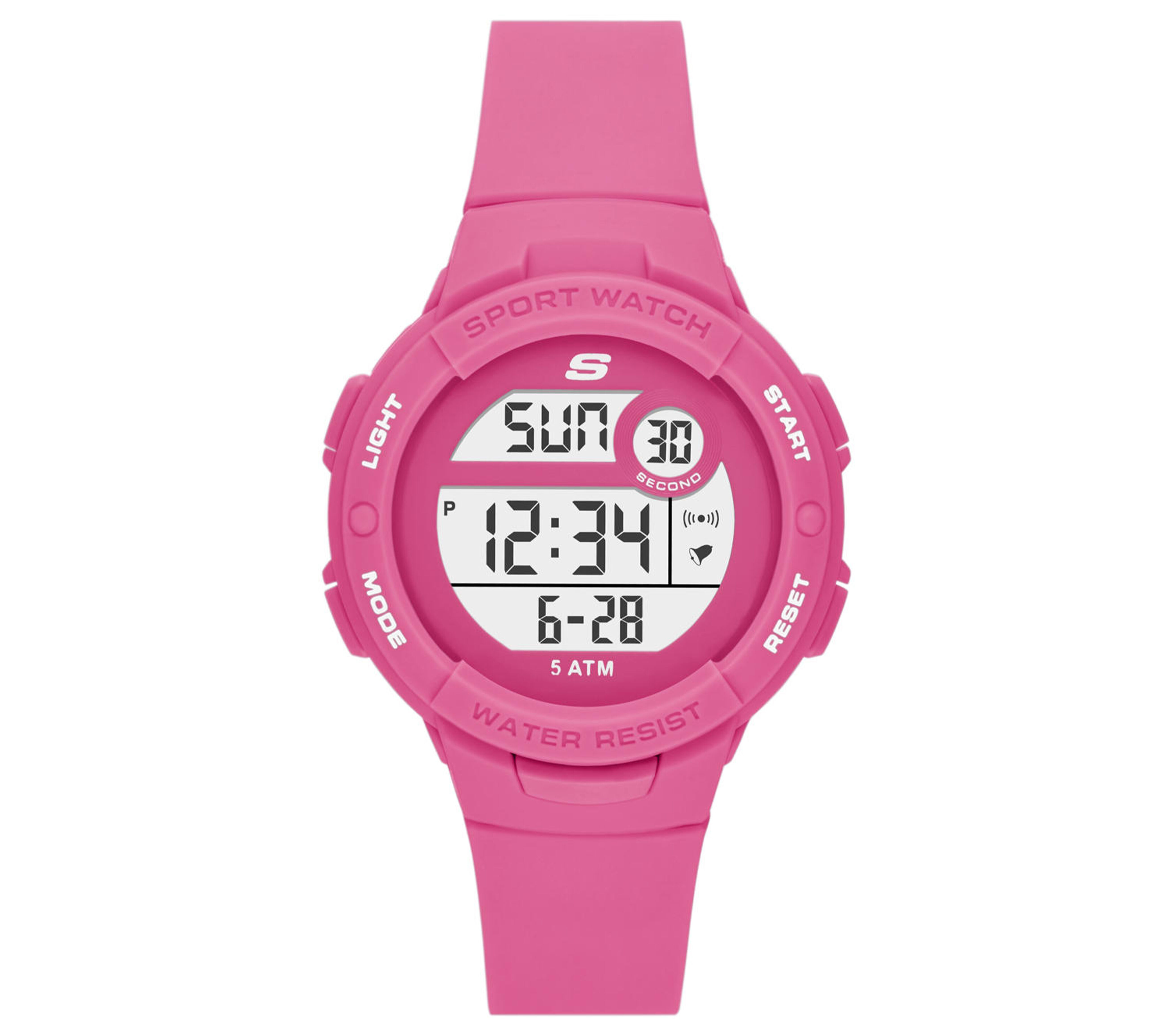 Digital pink watch outlet
