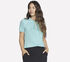 GO DRI SWIFT Tee, NAVY / GREEN, swatch