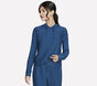 Diamond Brushed Hoodie, TURQUOISE / BLEU MARINE, large image number 0