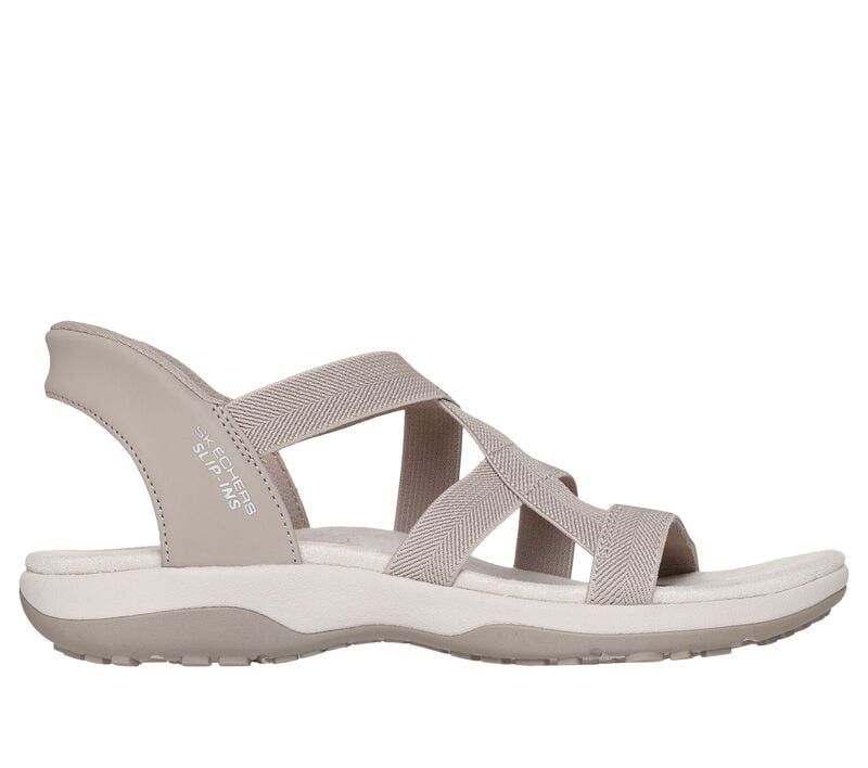 Skechers Slip-ins: Reggae Slim - Stretch Flex, TAUPE, largeimage number 0