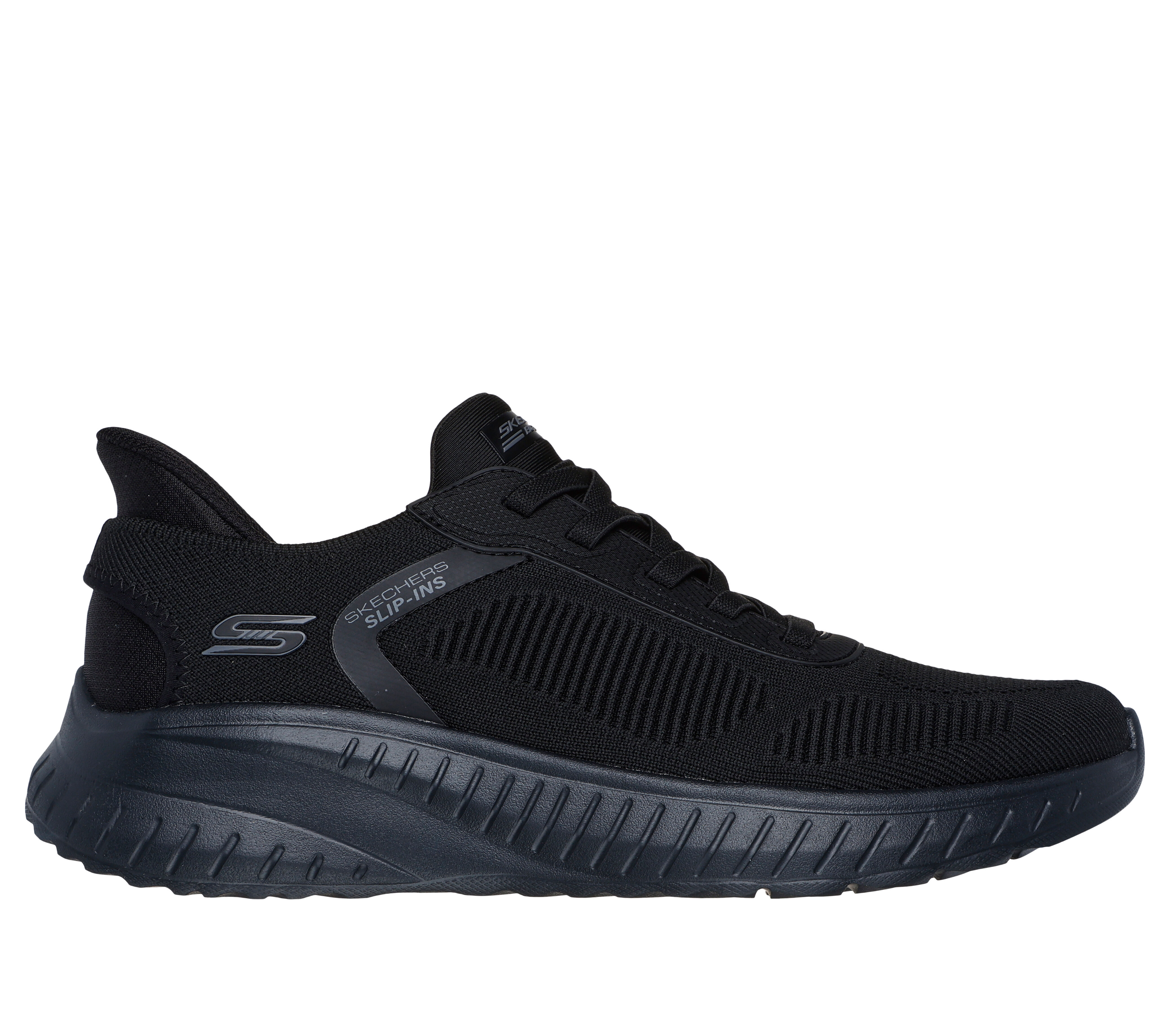 Solid black skechers top