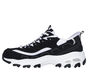 Skechers Slip-ins: D'Lites - Fan Girl, BLACK / WHITE, large image number 3