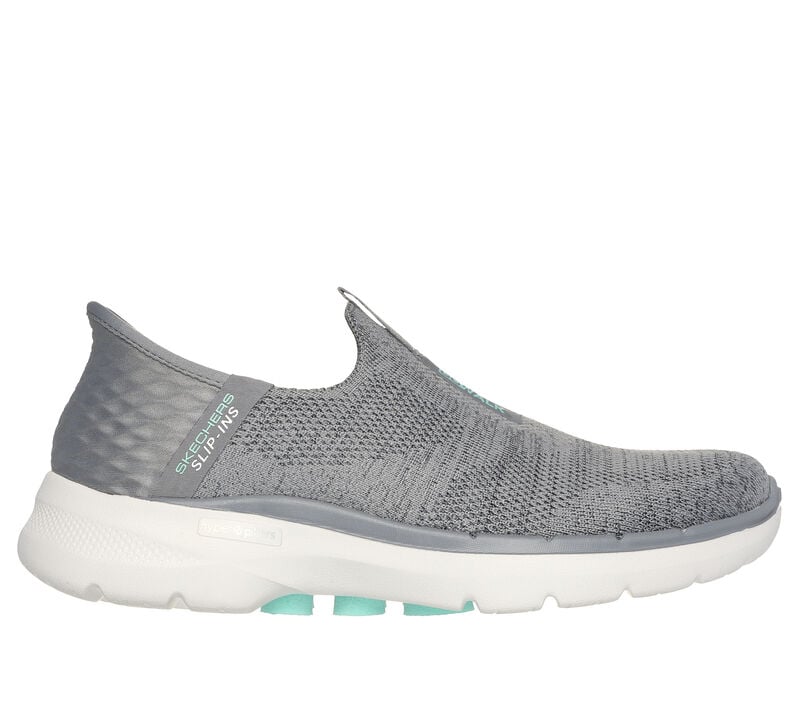 Womens Skechers Relaxed Fit Commute Time Delightful Day Grey