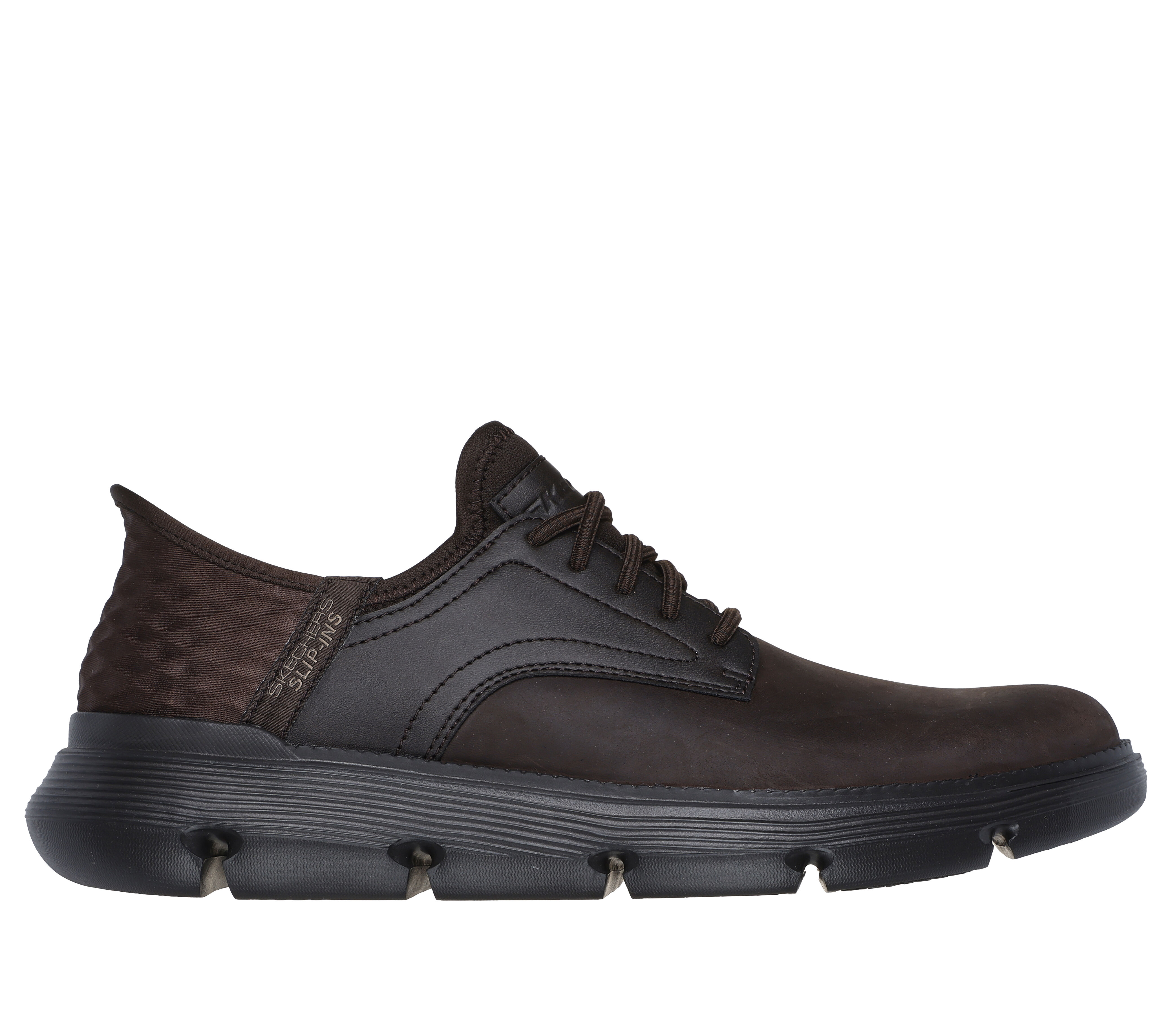 Skechers leather shop slip on