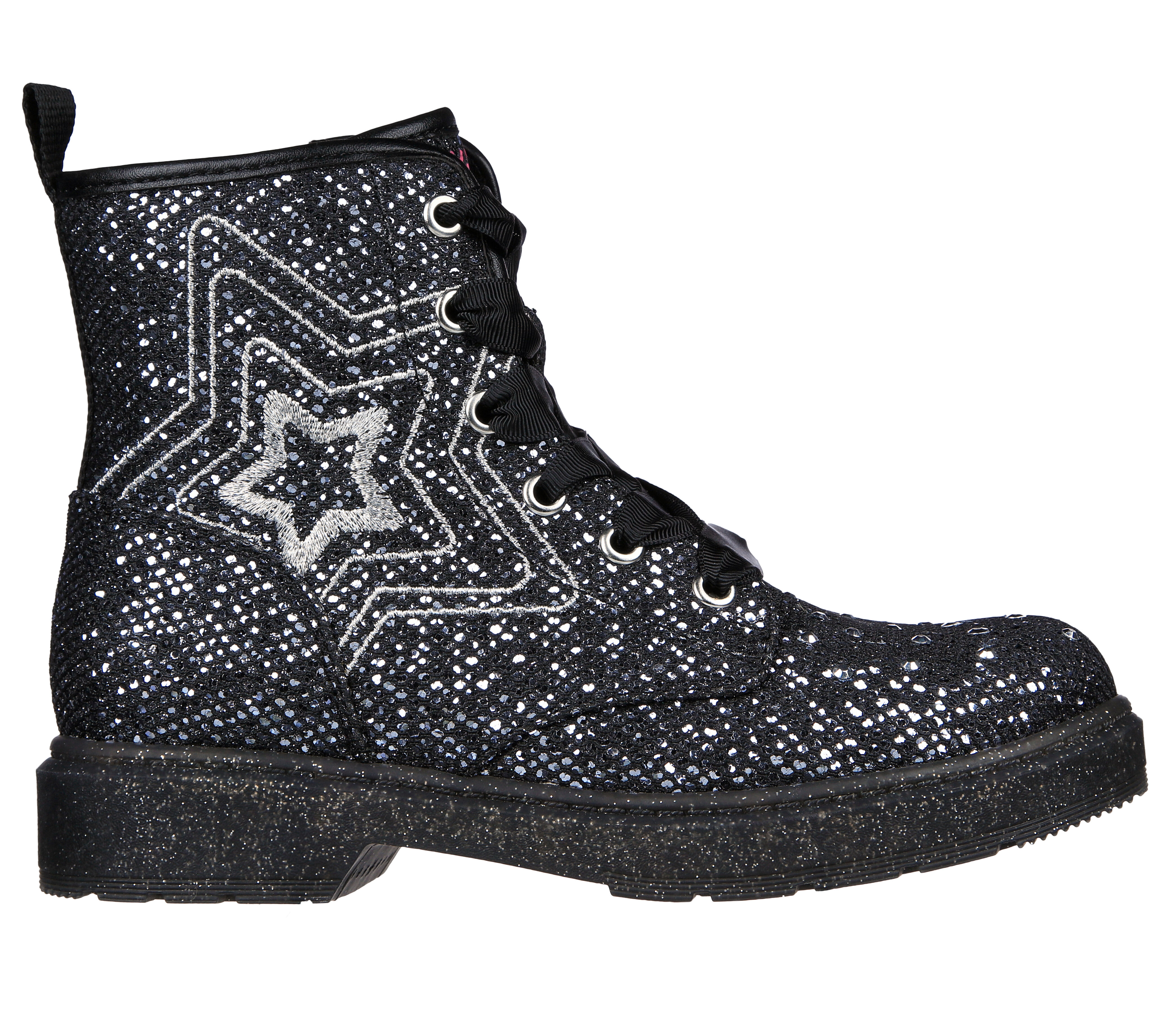 Black twinkle toes skechers shop