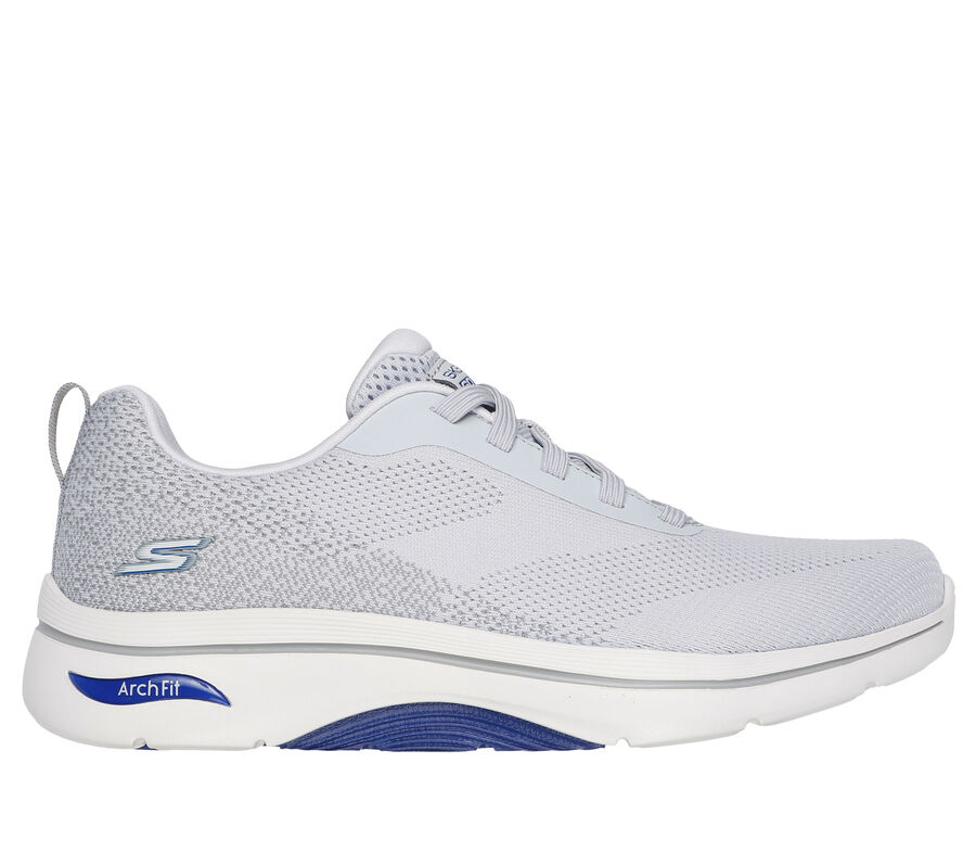 GO WALK Arch Fit 2.0 - Temporal, GRAY / BLUE, largeimage number 0