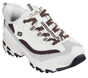 Skechers Slip-ins: D'Lites - Smooth Nostalgia, OFF WHITE / BROWN, large image number 4