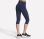 Skechers Apparel GO WALK HW Capri, BLEU MARINE, large image number 1