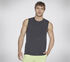 GO DRI Charge Muscle Tank, NOIR / GRIS ANTHRACITE, swatch