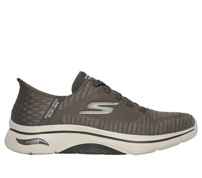 Grey Mens Slip-ins Parson Slip On Sneaker, Skechers