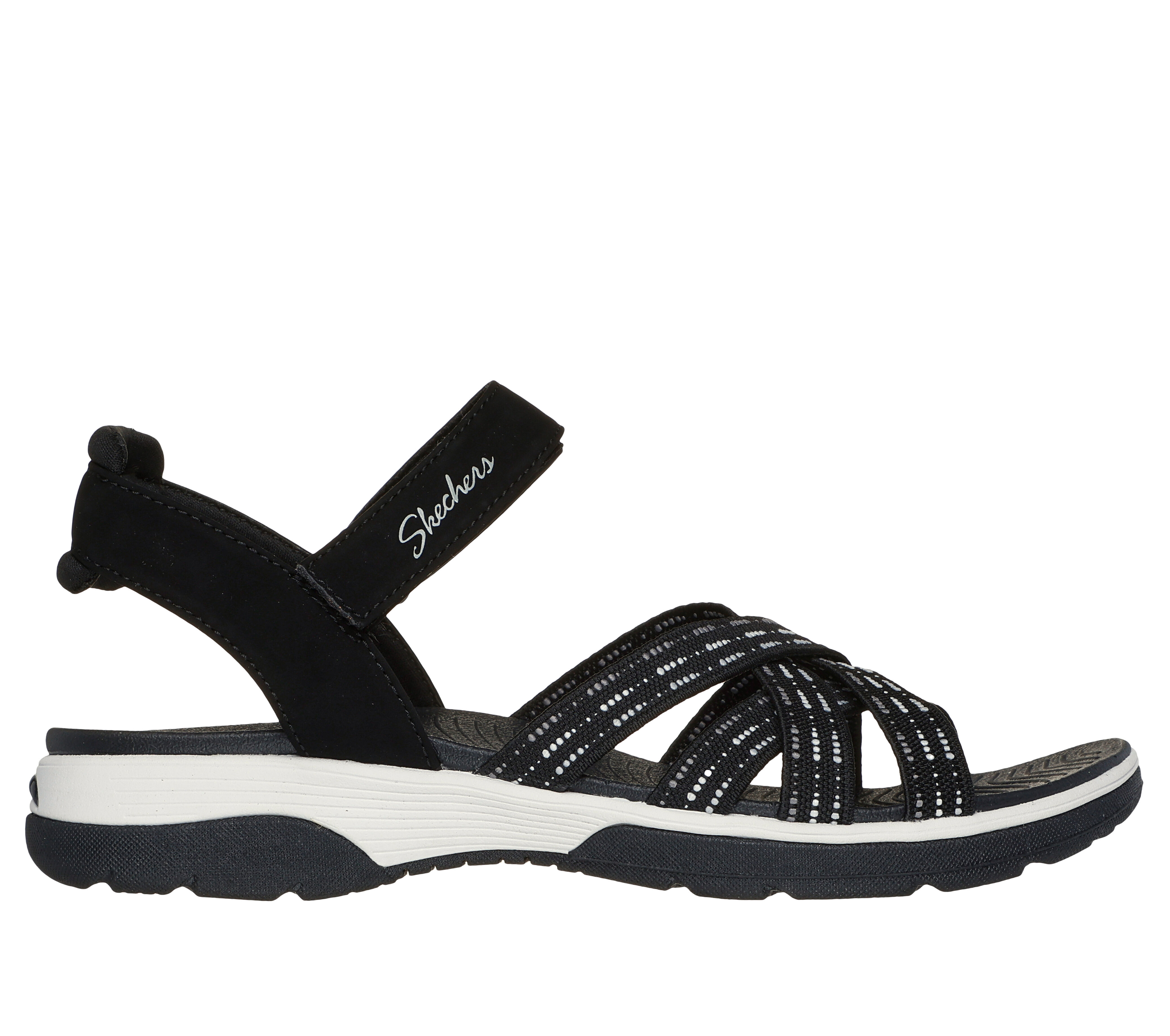 Skechers peep toe top sport flat