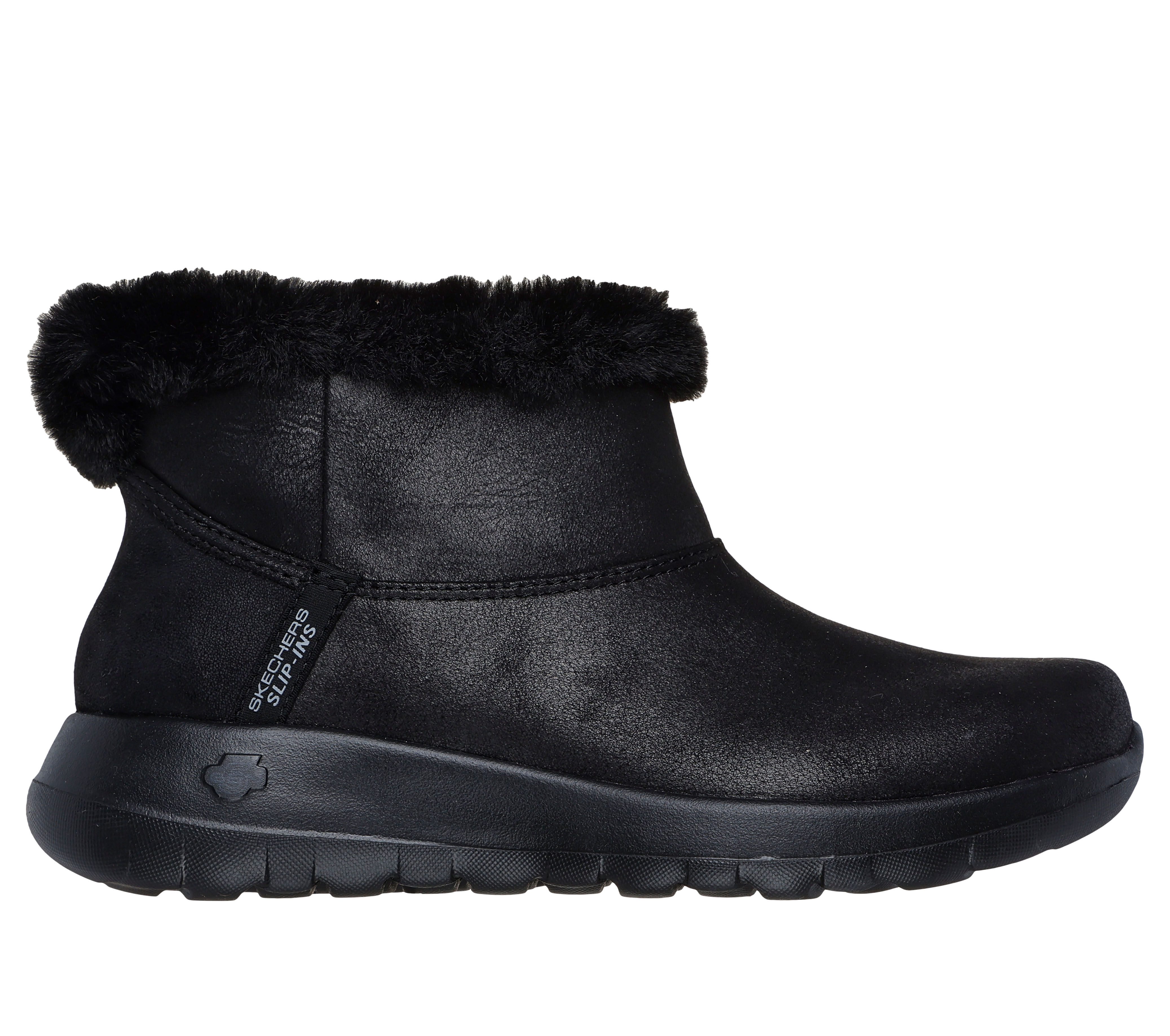 Black boots skechers hotsell