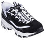 Skechers Slip-ins: D'Lites - Fan Girl, BLACK / WHITE, large image number 4