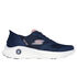 Skechers Slip-ins: GO WALK Anywhere - Vivi, BLEU MARINE / ROSE, swatch