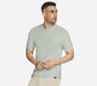 GO DRI All Day Tee, GREEN / MAUVE, large image number 2