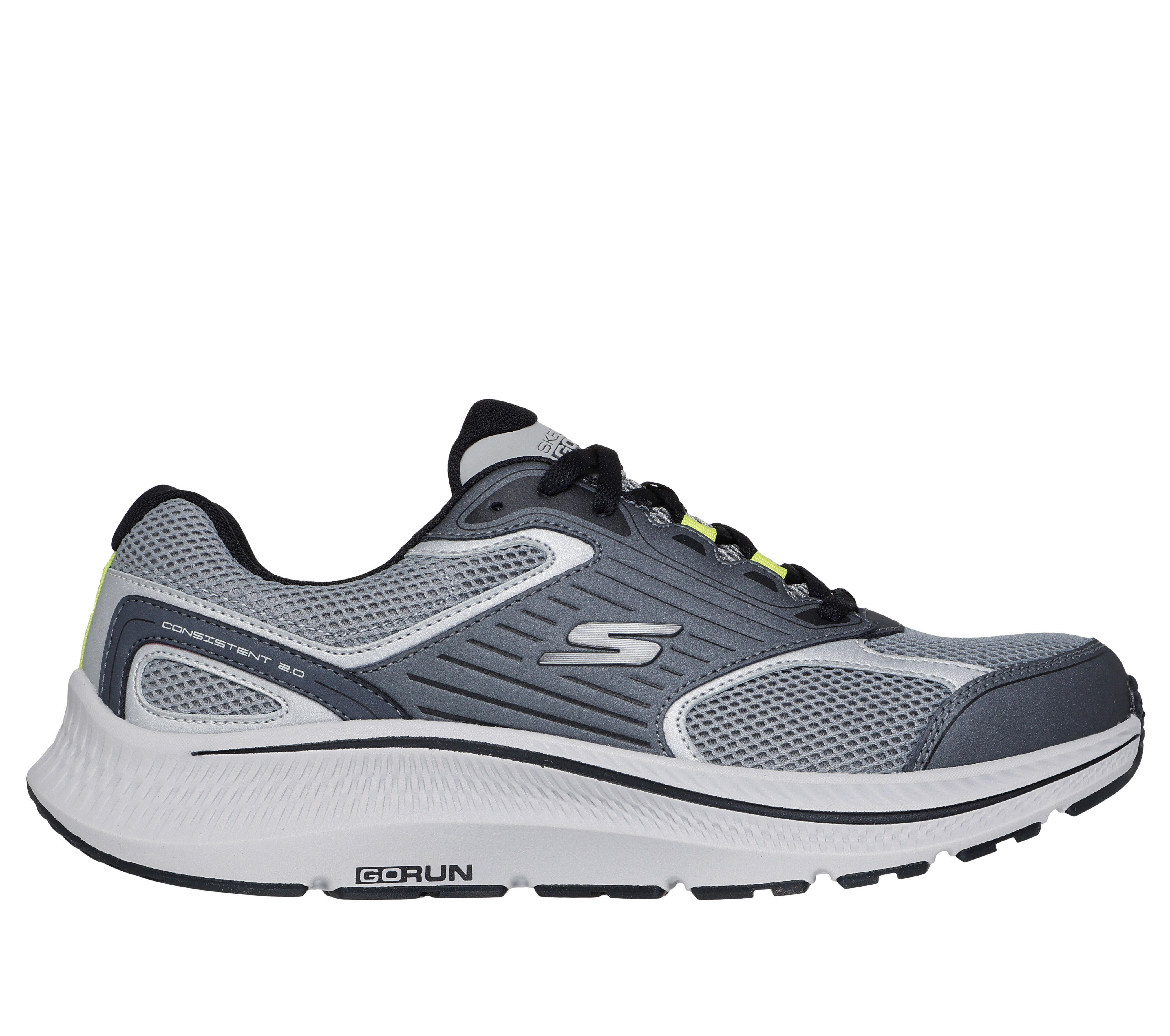 Gray sketchers on sale