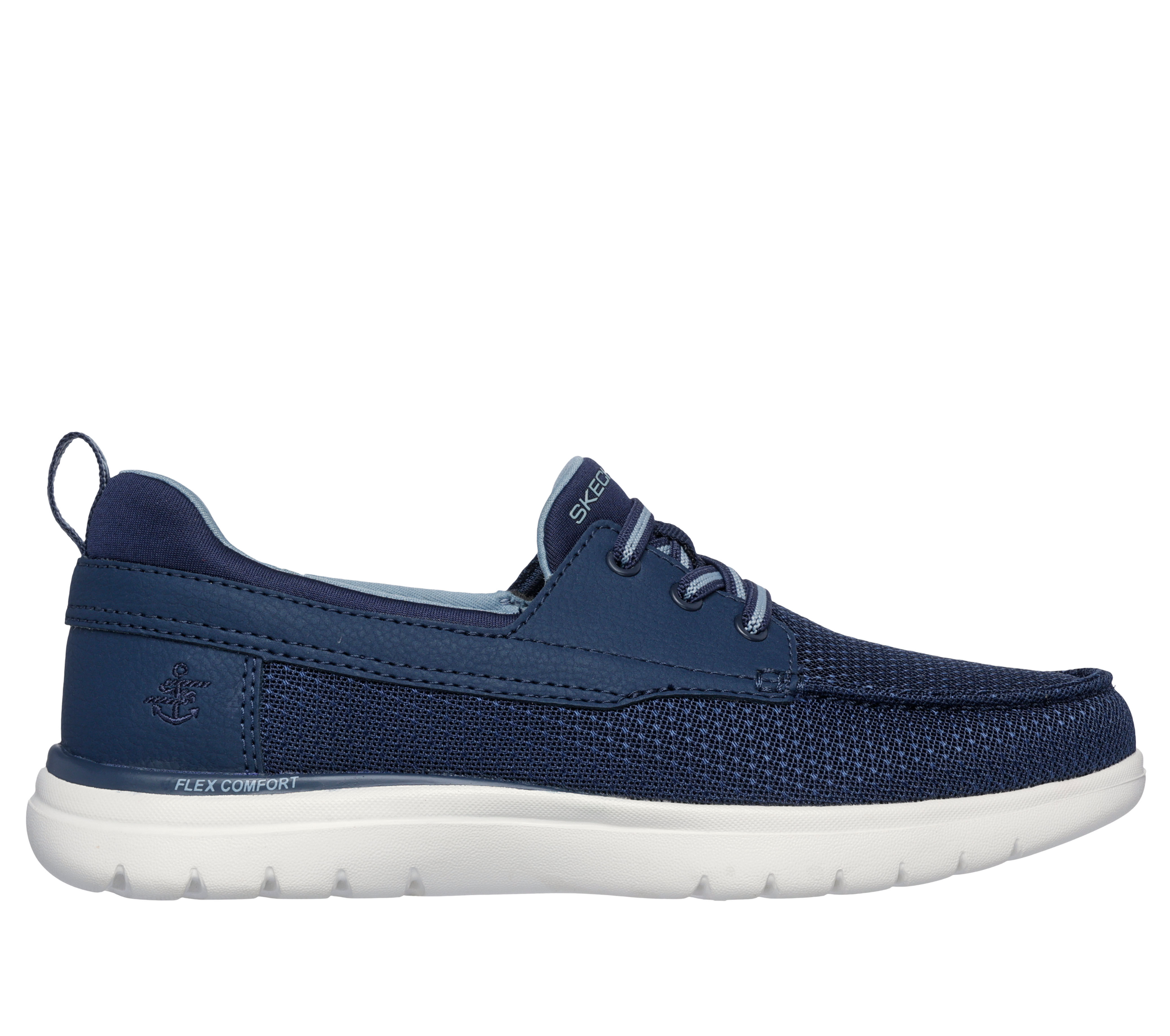 Navy on sale skechers shoes