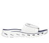GO WALK Glide-Step 2.0 Sandal - Conroe, BLANC / BLEU MARINE, swatch