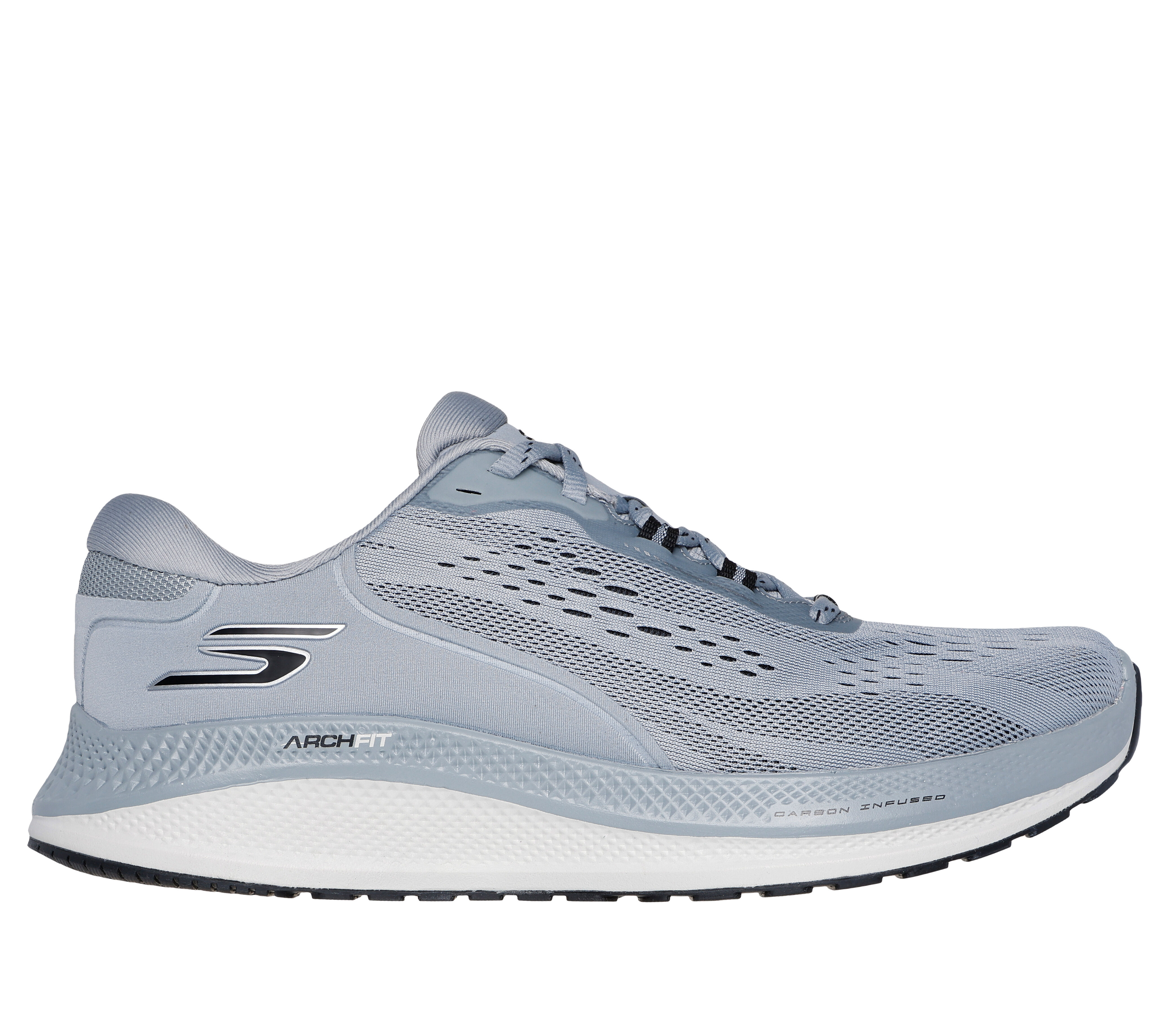 Skechers Men s GO RUN Persistence 2 Sneaker in Gray Black Size 11.5 Vegan Medium Width Arch Fit