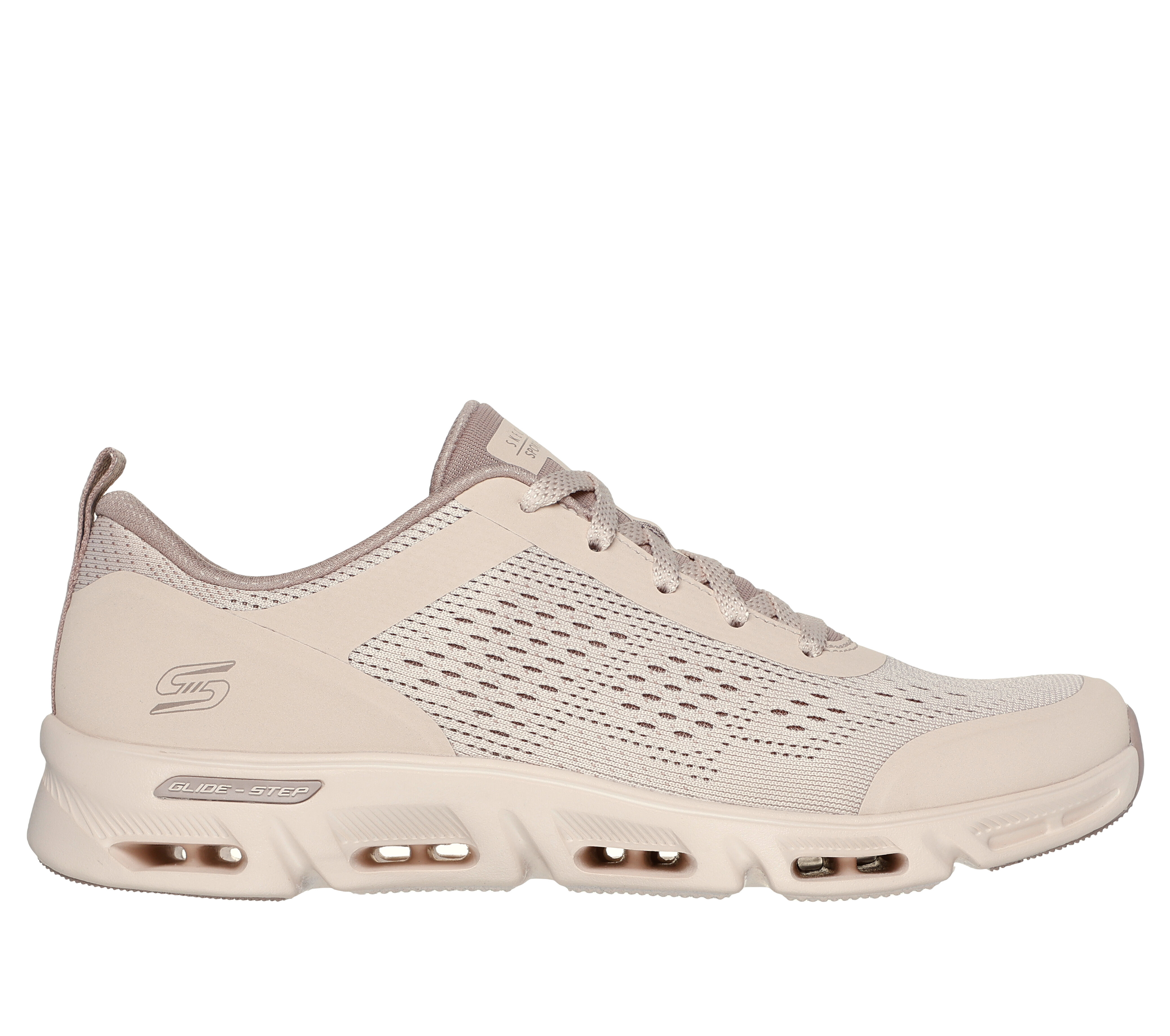 Beige skechers store