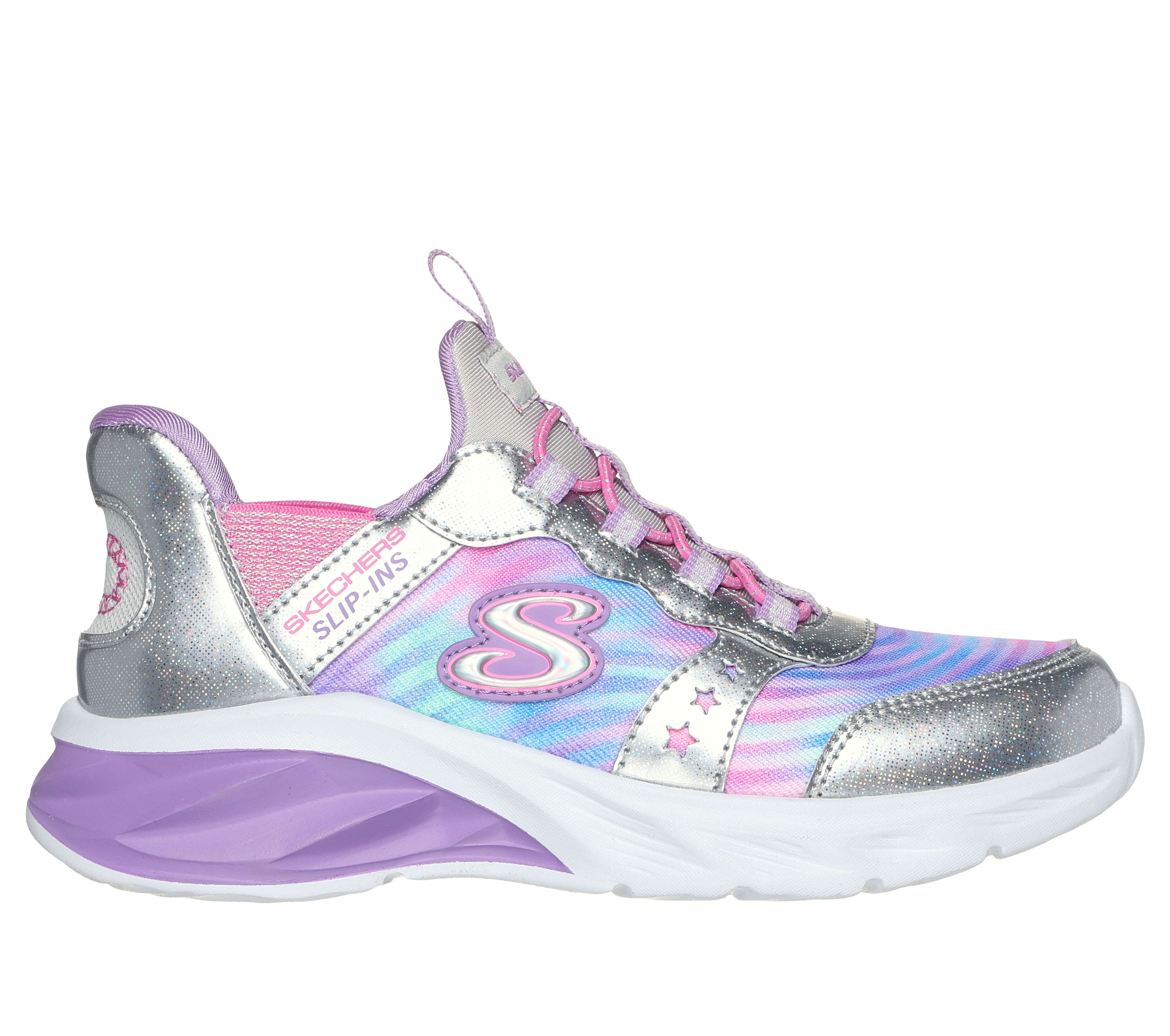 Girls slip on skechers online