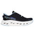 Skechers Slip-ins: Max Cushioning Glide-Step, BLACK / BLUE, swatch