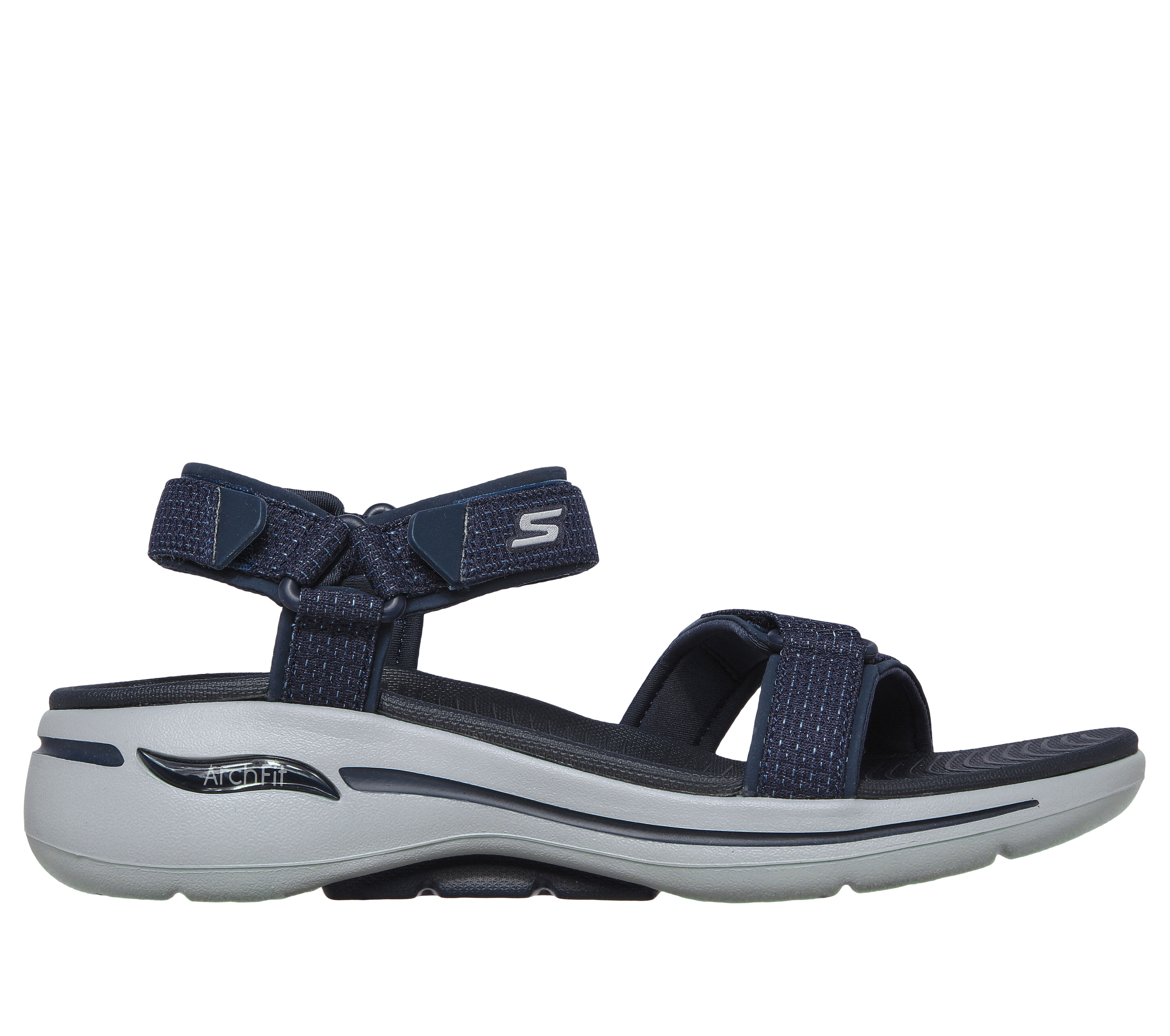 Navy skechers online go walk