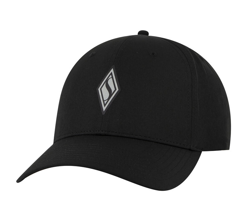 SKECHWEAVE Diamond Snapback Hat, BLACK, largeimage number 0