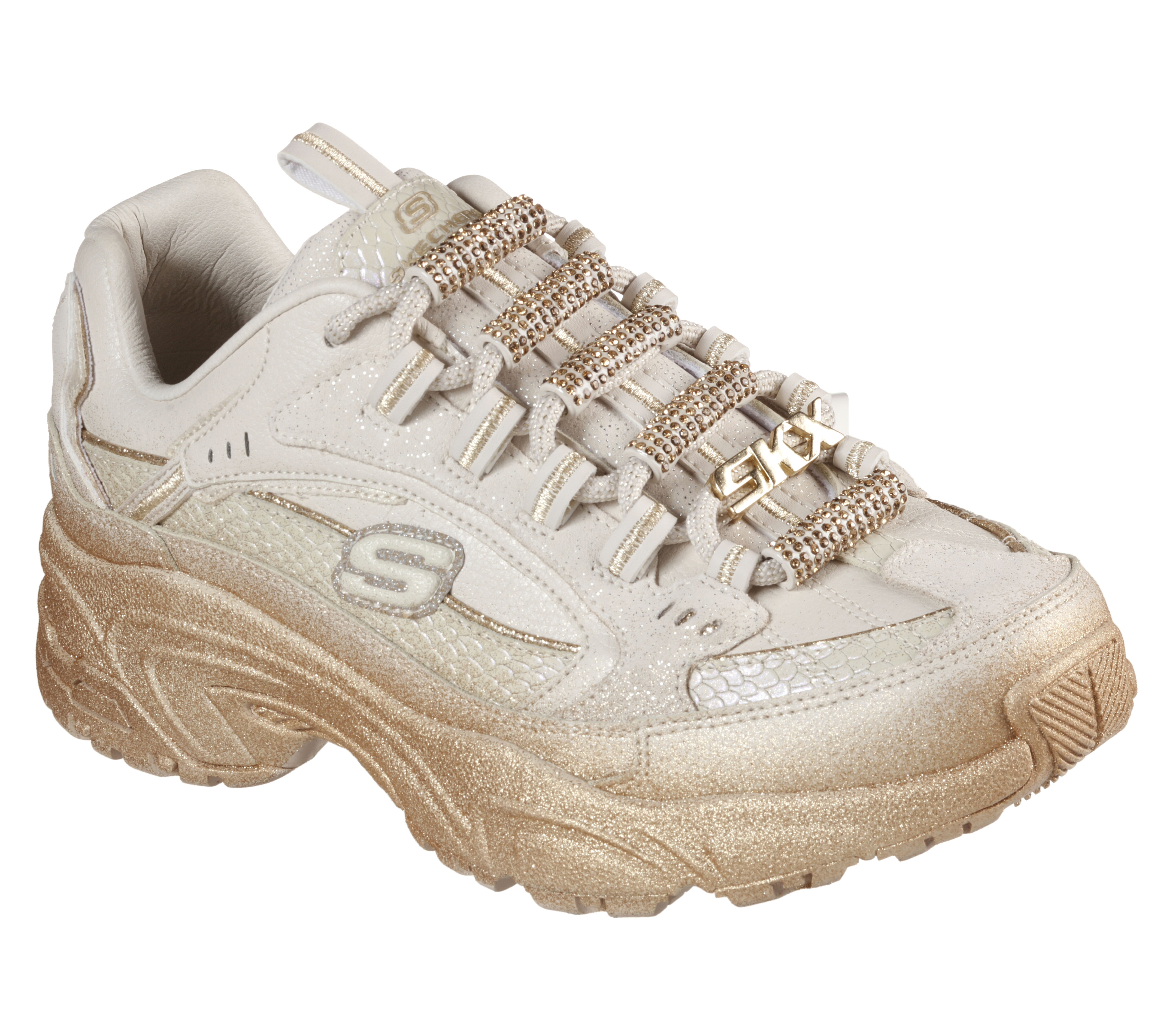 Skechers highlights gold discount