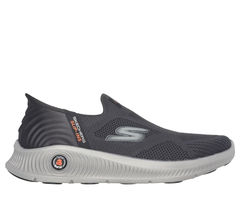 Skechers Slip-ins: GO WALK Anywhere - The Tourist, CHARCOAL, largeimage number 0