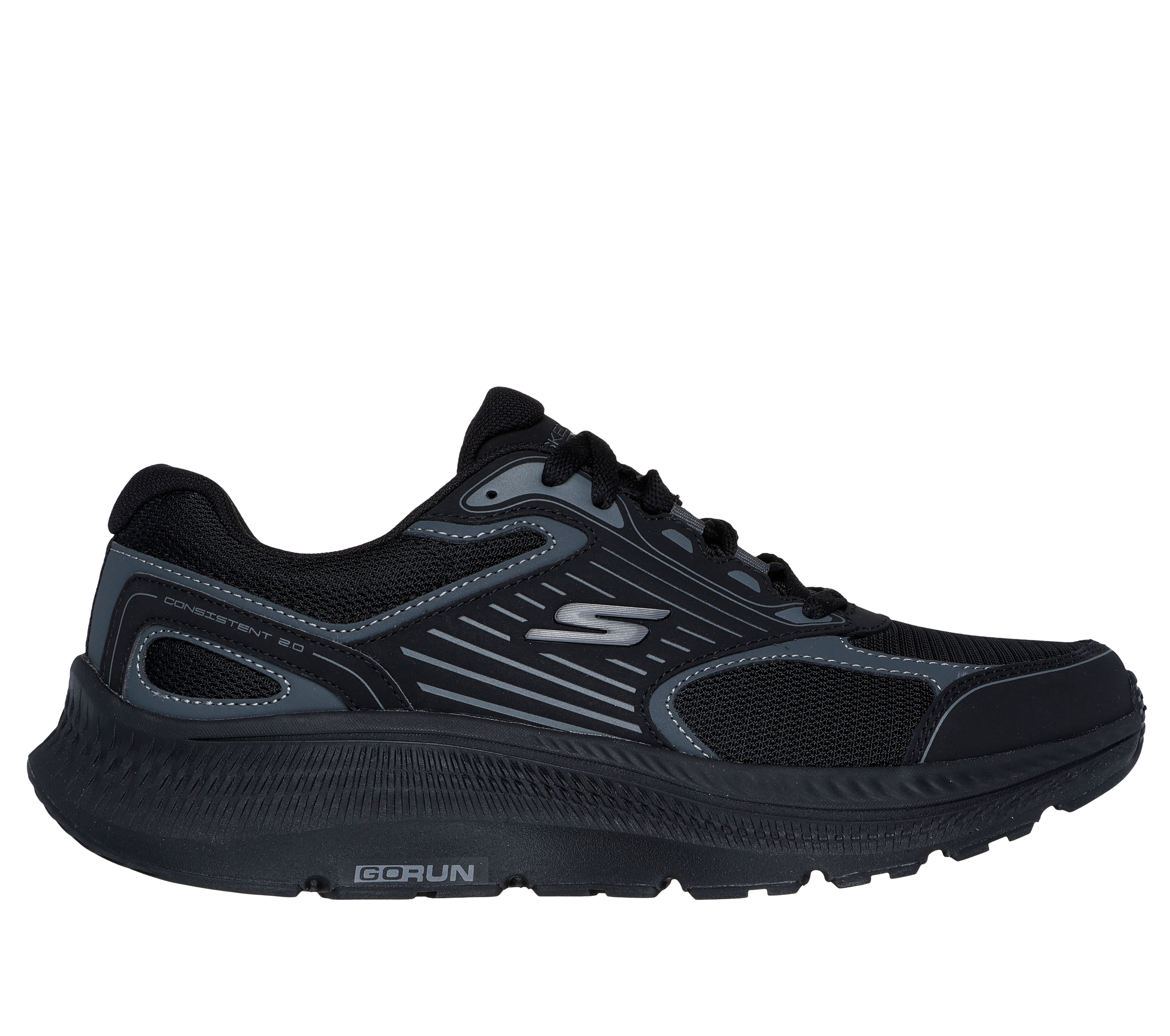 Black skechers go run clearance
