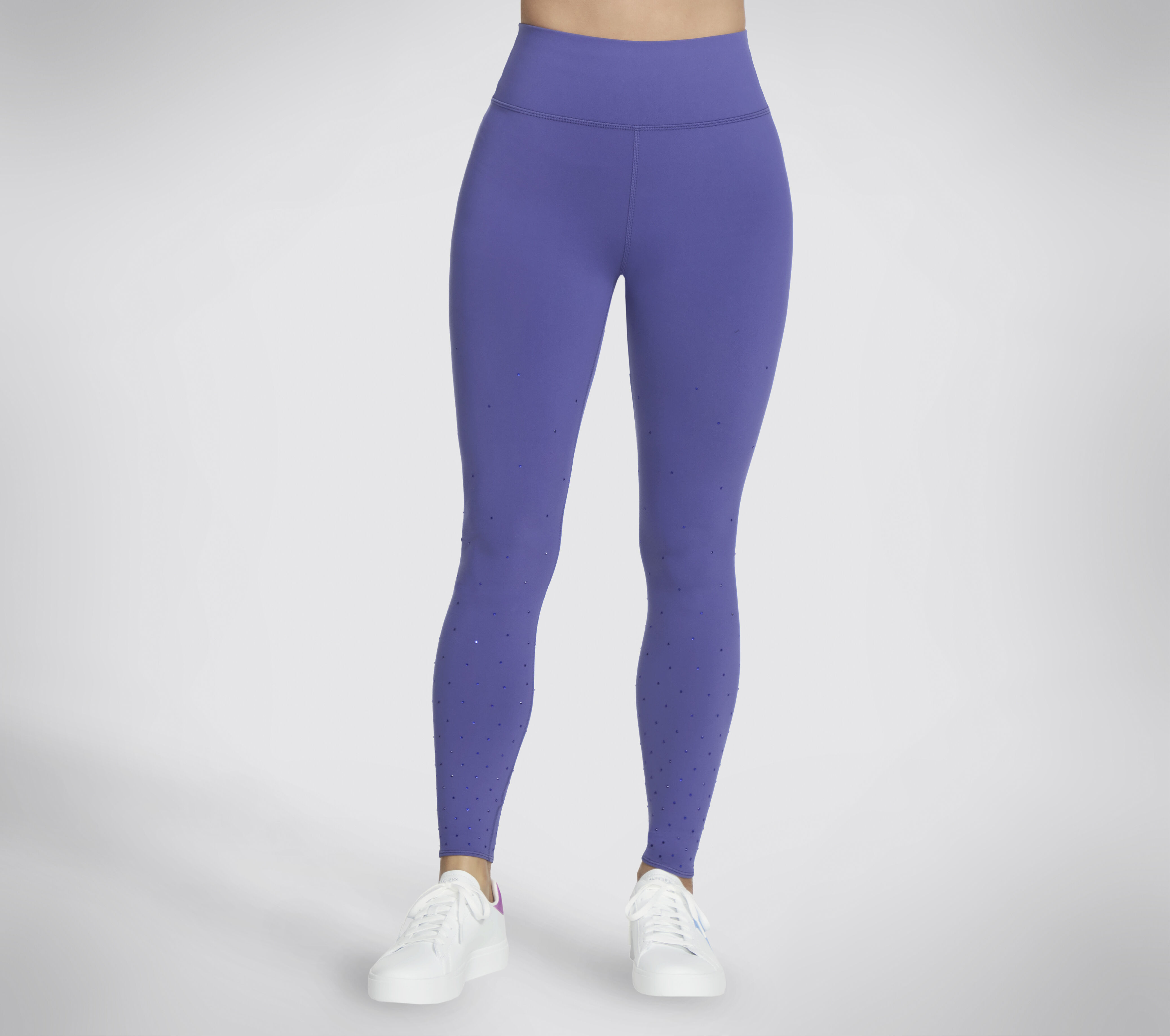 Skechers Women s GO FLEX Shine Ombre Full Length High Waist Legging in Dark Purple Size Medium