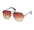 Metal Aviator Sunglasses, NOIR / BRUN, swatch