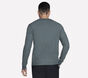 GO KNIT Waffle Henley, GREEN / BLACK, large image number 1